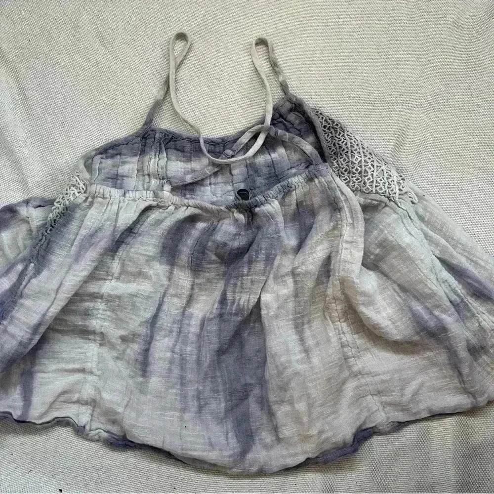 American Eagle Tie Dye Baby Doll Tank Top - Picture 2 of 3